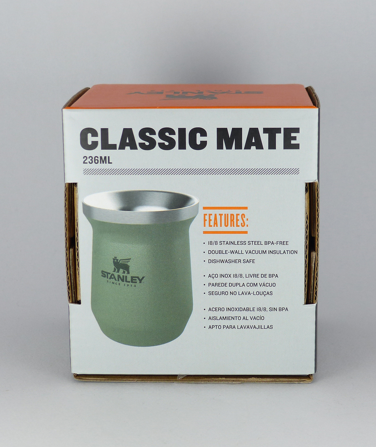  Novomates - Kit de yerba mate y contenedor de yerba – Vaso de  yerba mate de vidrio de doble pared con bombilla mate de acero Stanley –  Juego de taza de